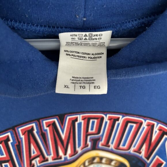 Chicago Cubs Hoodie 2016 Sweatshirt Men XL World Champions Ring Blue - Picture 5 of 6